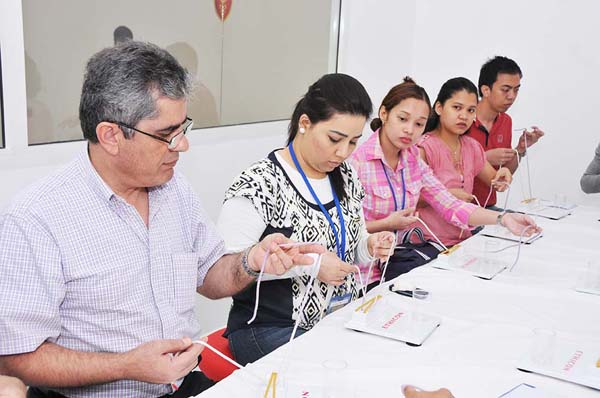 Basic Surgical Skills Workshop held by CASH at Gulf Medical University
