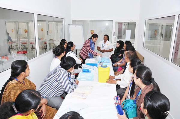 Basic Surgical Skills Workshop held by CASH at Gulf Medical University
