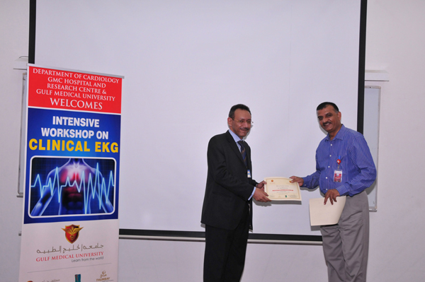 INTENSIVE WORKSHOP ON CLINICAL EKG held at Gulf Medical University