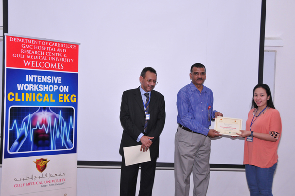 INTENSIVE WORKSHOP ON CLINICAL EKG held at Gulf Medical University
