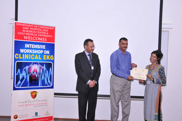 INTENSIVE WORKSHOP ON CLINICAL EKG held at Gulf Medical University