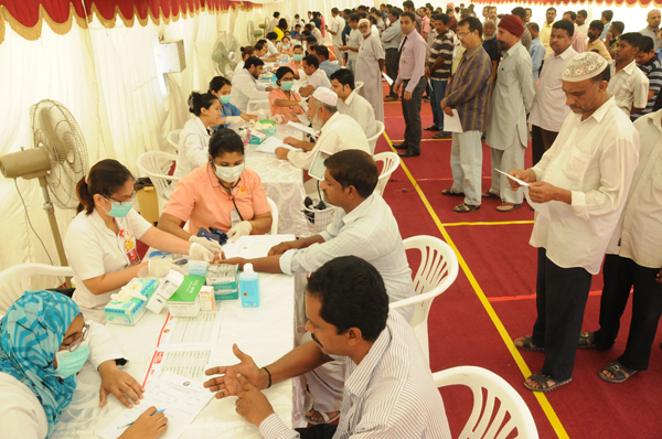 MORE THAN 6500 PEOPLE BENEFITED FROM  FREE MEGA HEALTH CAMP  in GMC Hospitals in Ajman, Sharjah and Fujairah