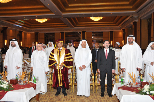 HIS HIGHNESS SHEIKH HUMAID BIN RASHID AL NUAIMI CONFERS DEGREES ON 92 GULF MEDICAL UNIVERSITY GRADUATES3 (4)