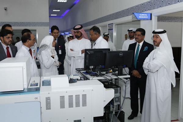 CROWN PRINCE OF AJMAN INITIATES NEW BATCH OF STUDENTS INTO HEALTHCARE PROFESSIONS AT GULF MEDICAL UNIVERSITY