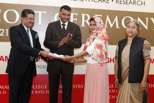 CROWN PRINCE OF AJMAN INITIATES NEW BATCH OF STUDENTS INTO HEALTHCARE PROFESSIONS AT GULF MEDICAL UNIVERSITY