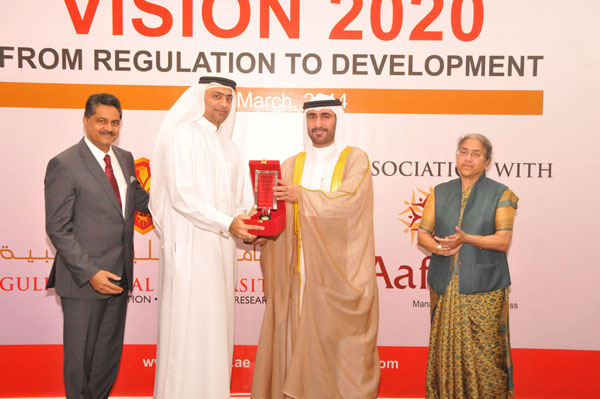 NATIONAL CONFERENCE ON HEALTH INSURANCE held on 13th March at Gulf Medical University.