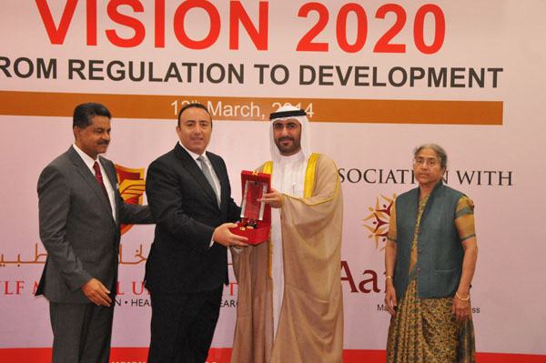 NATIONAL CONFERENCE ON HEALTH INSURANCE held on 13th March at Gulf Medical University.