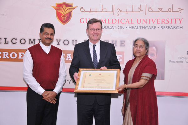 PROF. STEFAN LINDGREN DELIVERS HEROES OF HEALTHCARE LECTURE AT GMU 