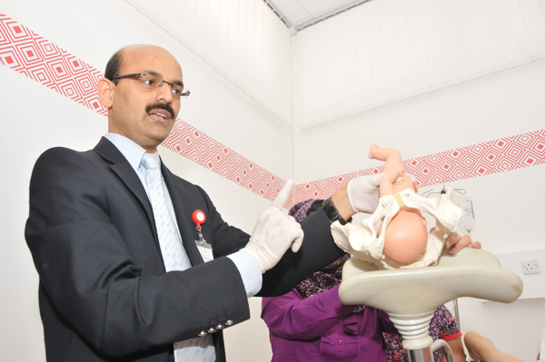 GMC Hospital and Research Center conducted an Obstetric drill for OBG doctors on 18th March 2014