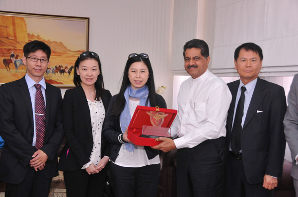 TAIWAN MINISTRY OF HEALTH OFFICIALS VISIT GULF MEDICAL UNIVERSITY