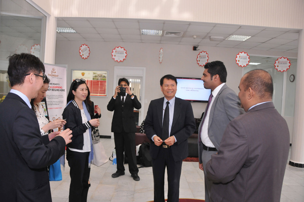 TAIWAN MINISTRY OF HEALTH OFFICIALS VISIT GULF MEDICAL UNIVERSITY