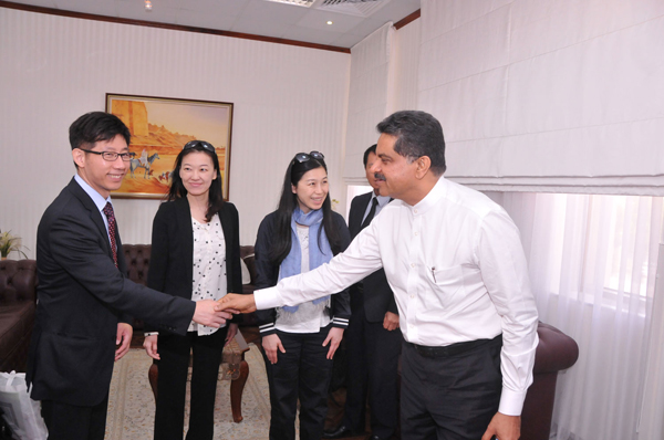 TAIWAN MINISTRY OF HEALTH OFFICIALS VISIT GULF MEDICAL UNIVERSITY