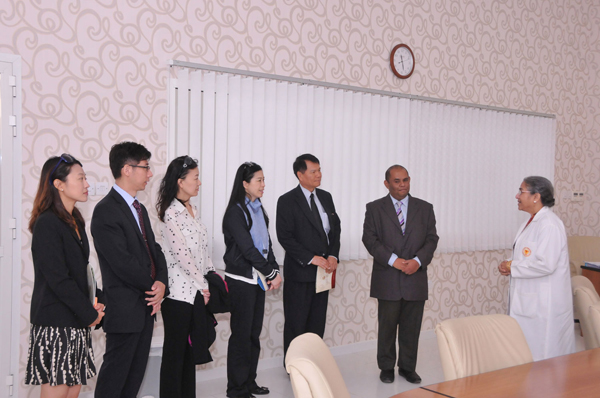 TAIWAN MINISTRY OF HEALTH OFFICIALS VISIT GULF MEDICAL UNIVERSITY