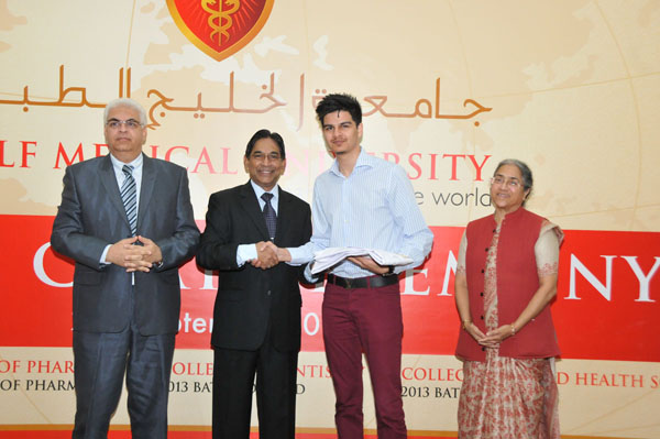 New batch of medical students initiated into Healthcare Profession at Gulf Medical University, Ajman – U.A.E.