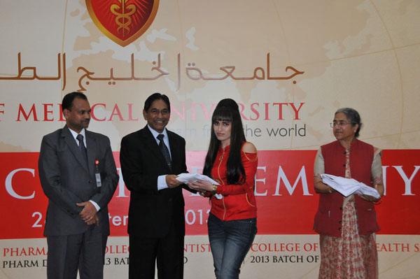 New batch of medical students initiated into Healthcare Profession at Gulf Medical University, Ajman – U.A.E.