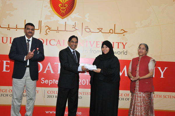New batch of medical students initiated into Healthcare Profession at Gulf Medical University, Ajman – U.A.E.