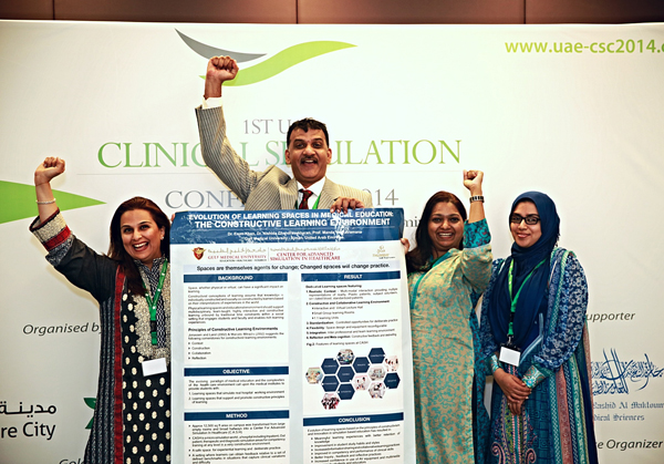 BEST POSTER PRESENTATION AWARDED TO CASH AT THE 1ST UAE CLINICAL SIMULATION CONFERENCE 2014